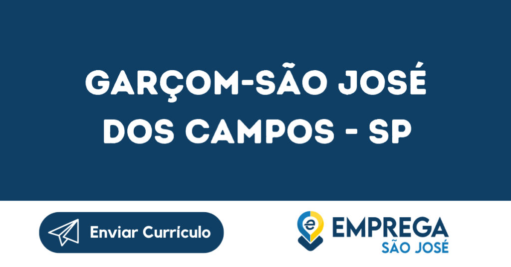 Garçom-São José Dos Campos - Sp 1