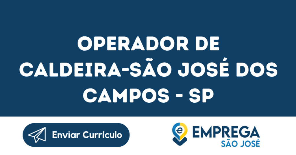 Operador De Caldeira-São José Dos Campos - Sp 1