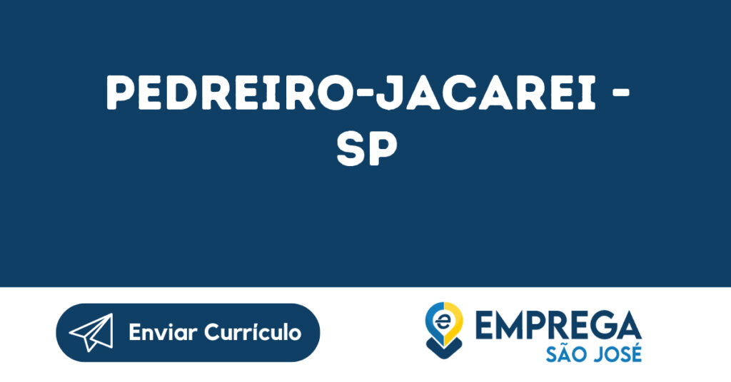 Pedreiro-Jacarei - Sp 1