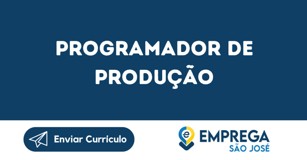 Programador De Produção-Jacarei - Sp 1