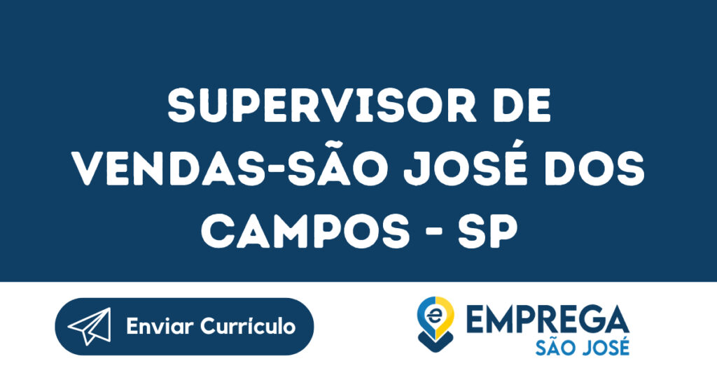 Supervisor De Vendas-São José Dos Campos - Sp 1