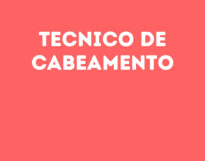 Tecnico De Cabeamento-São José Dos Campos - Sp 6