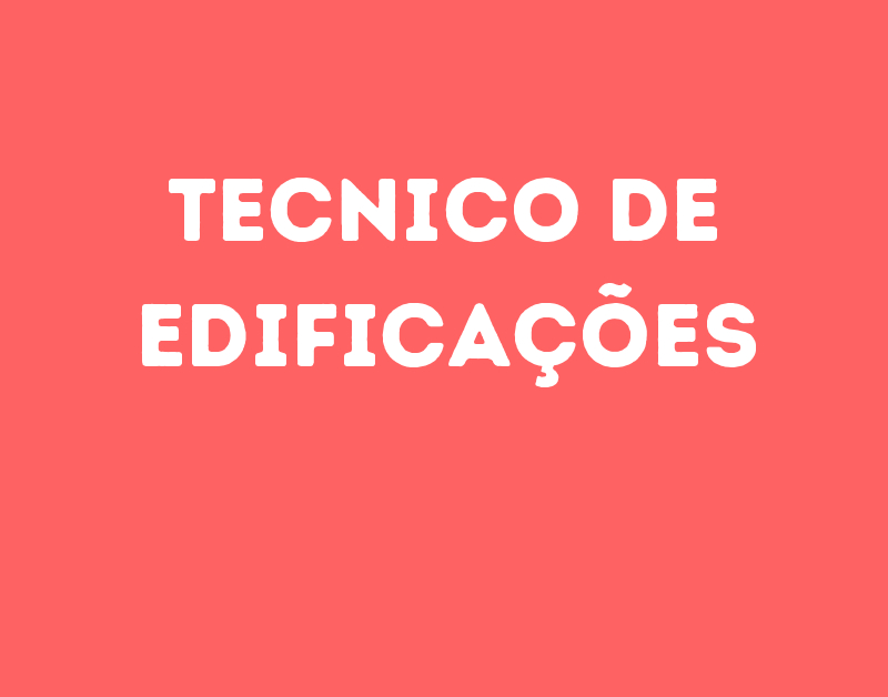 Tecnico De Edificações-São José Dos Campos - Sp 1