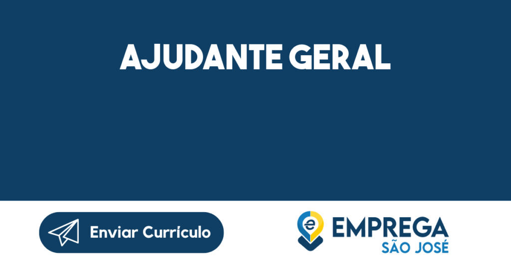 Ajudante Geral-Jacarei - Sp 1