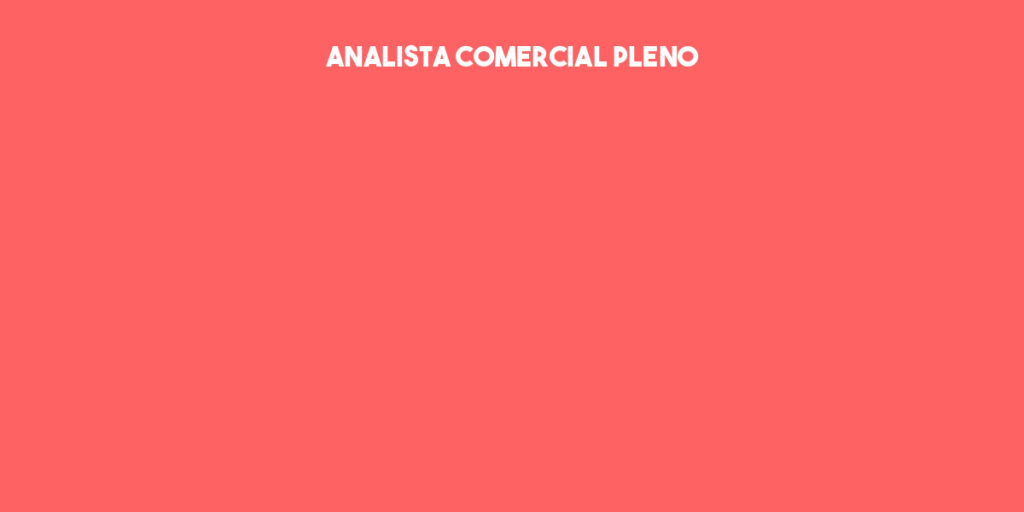 Analista Comercial Pleno-Guararema - Sp 1