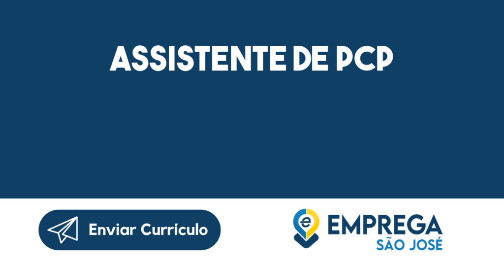 Assistente De Pcp-São José Dos Campos - Sp 1