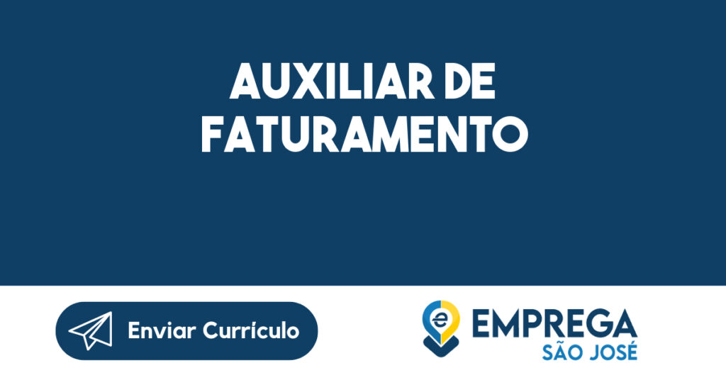 Auxiliar De Faturamento-São José Dos Campos - Sp 1