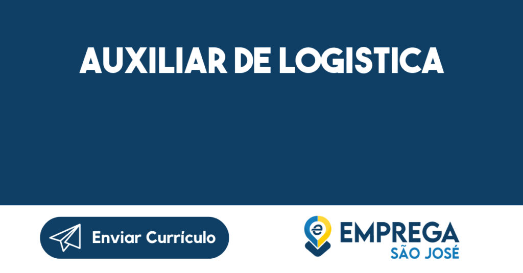 Auxiliar De Logistica-São José Dos Campos - Sp 1