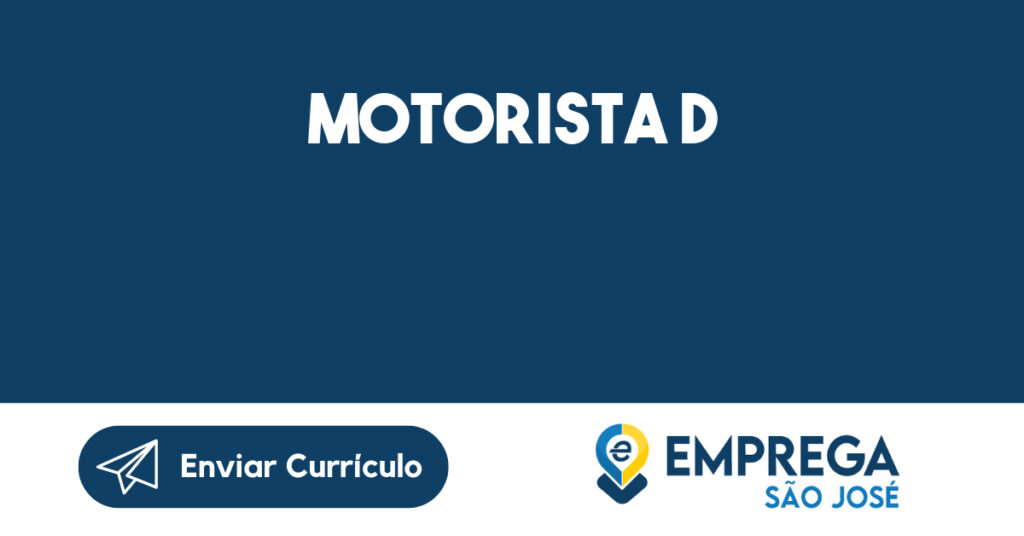 Motorista D-Jacarei - Sp 1