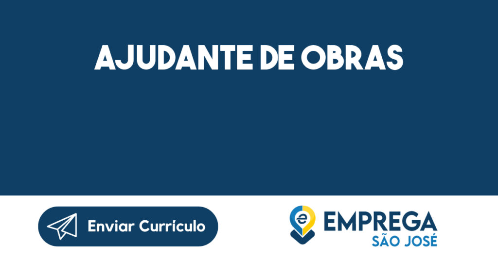 Ajudante De Obras-São José Dos Campos - Sp 1