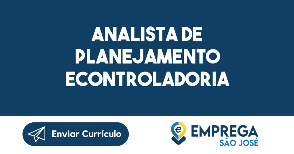 Analista De Planejamento Econtroladoria Financeira Jr-São José Dos Campos - Sp 1