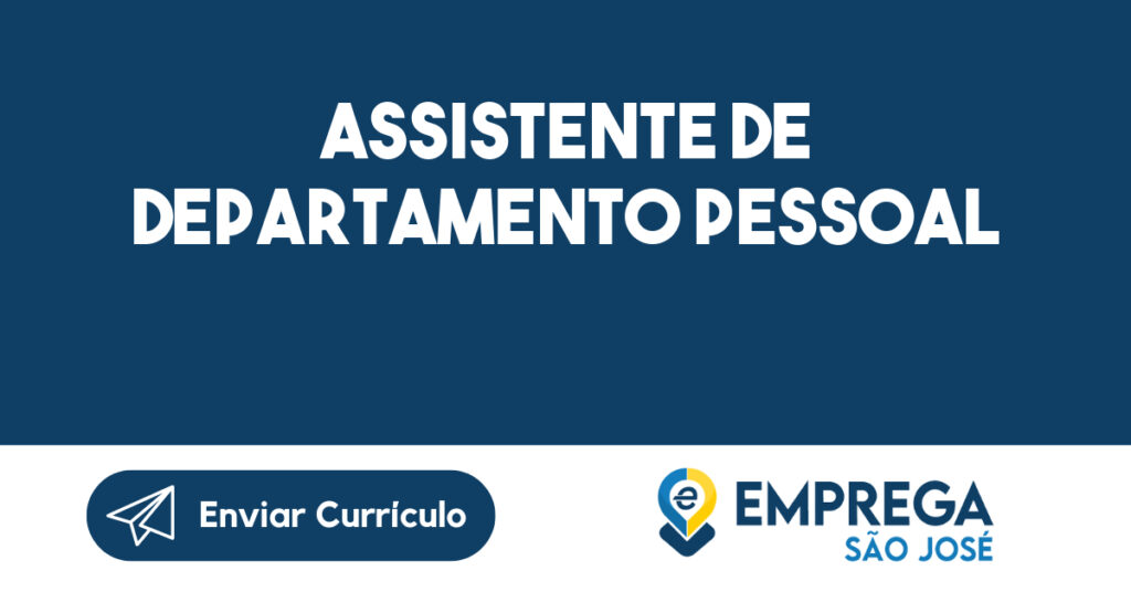 Assistente De Departamento Pessoal-São José Dos Campos - Sp 1