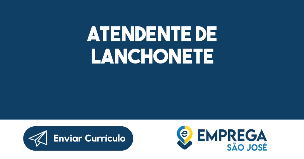 Atendente De Lanchonete-São José Dos Campos - Sp 1