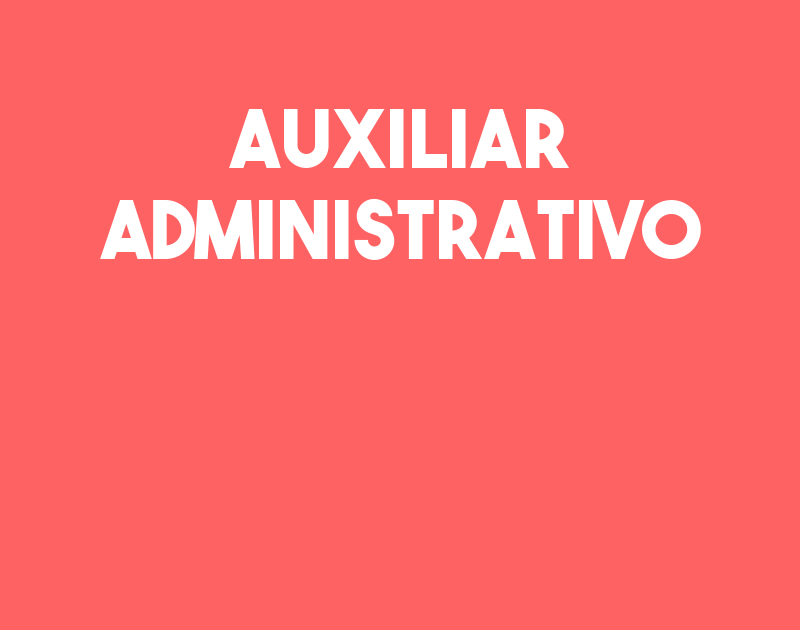 Auxiliar Administrativo-Jacarei - Sp 1