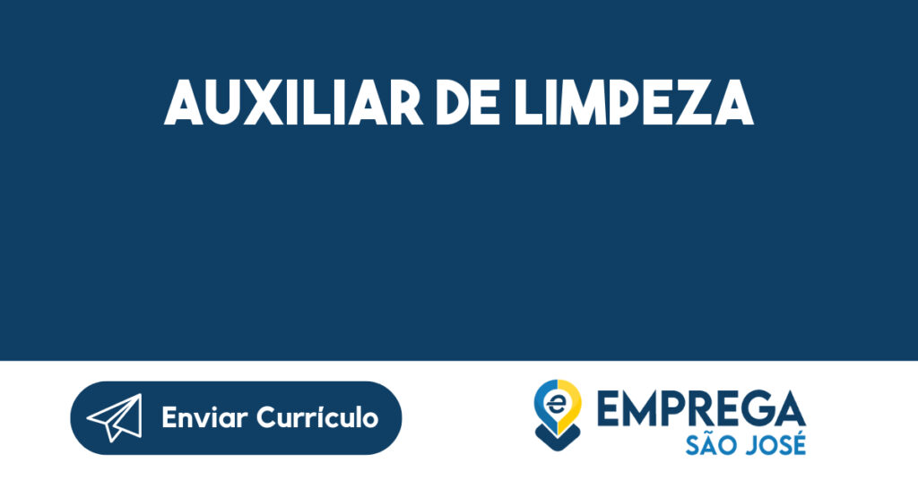 Auxiliar De Limpeza-São José Dos Campos - Sp 1