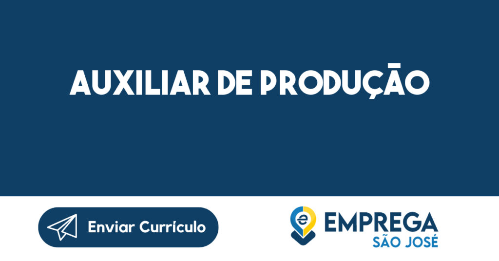 Auxiliar De Produção-São José Dos Campos - Sp 1