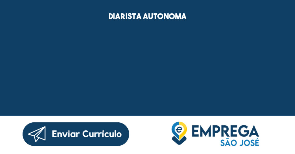 Diarista Autonoma-Jacarei - Sp 1