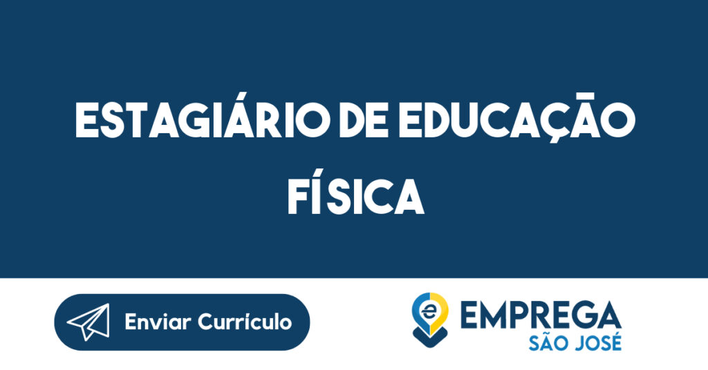 Estagiário De Educação Física-São José Dos Campos - Sp 1