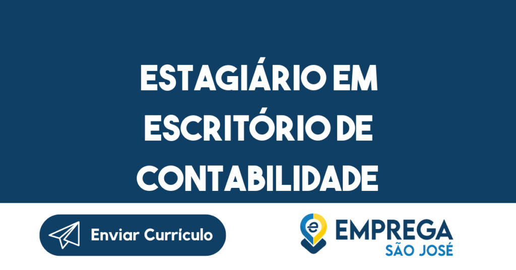 Estagiário Em Escritório De Contabilidade-São José Dos Campos - Sp 1