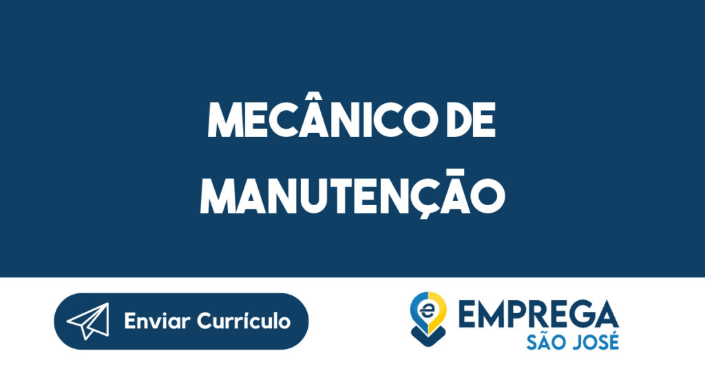 Mecânico De Manutenção-São José Dos Campos - Sp 1