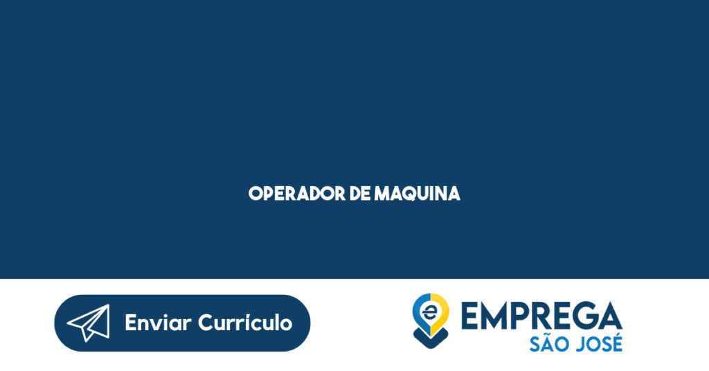 Operador De Maquina 1