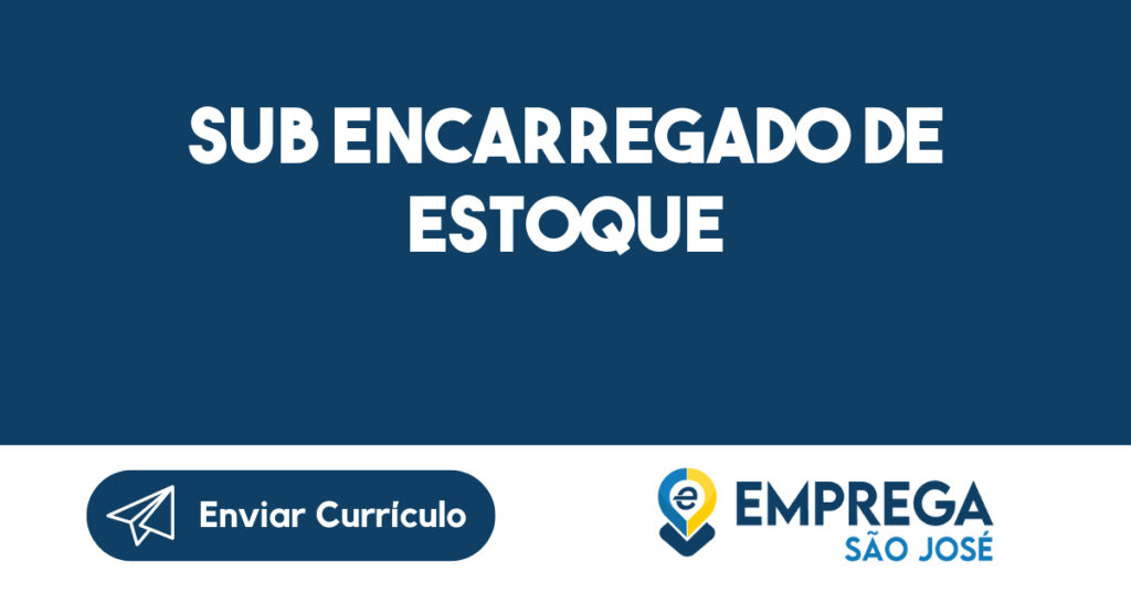 Sub Encarregado De Estoque-São José Dos Campos - Sp 1