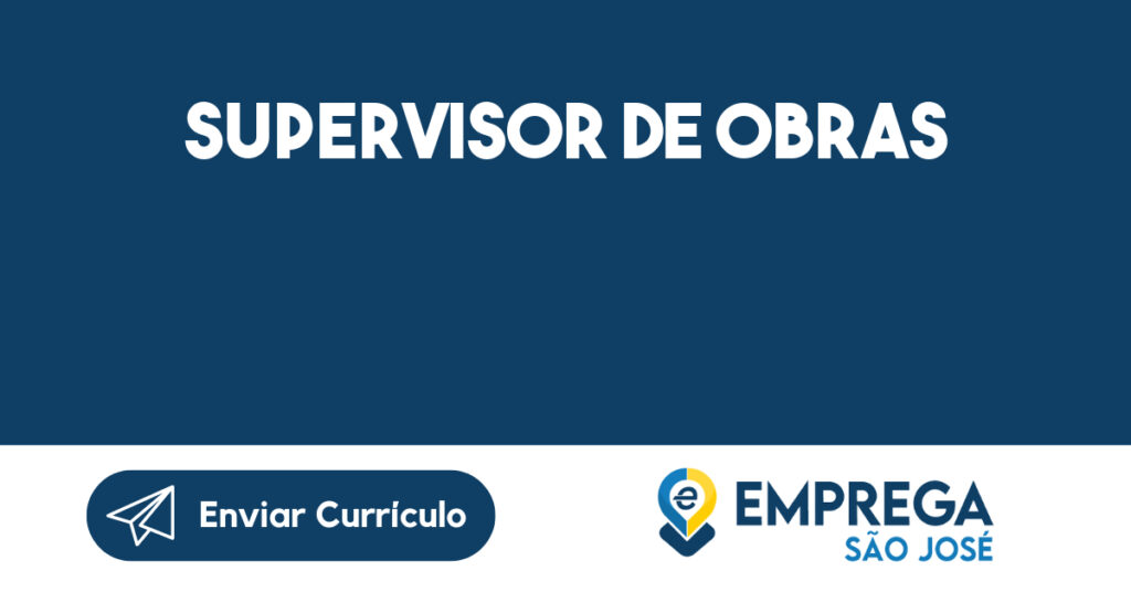 Supervisor De Obras-São José Dos Campos - Sp 1