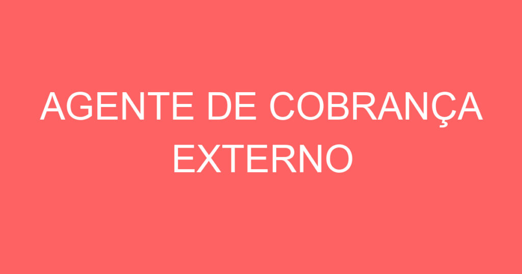 Agente De Cobrança Externo-São José Dos Campos - Sp 1