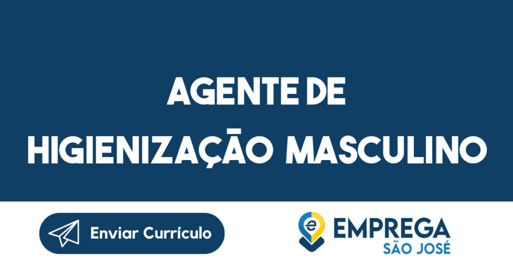 Agente De Higienização Masculino-São José Dos Campos - Sp 1