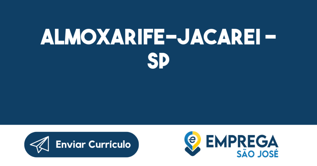 Almoxarife-Jacarei - Sp 1