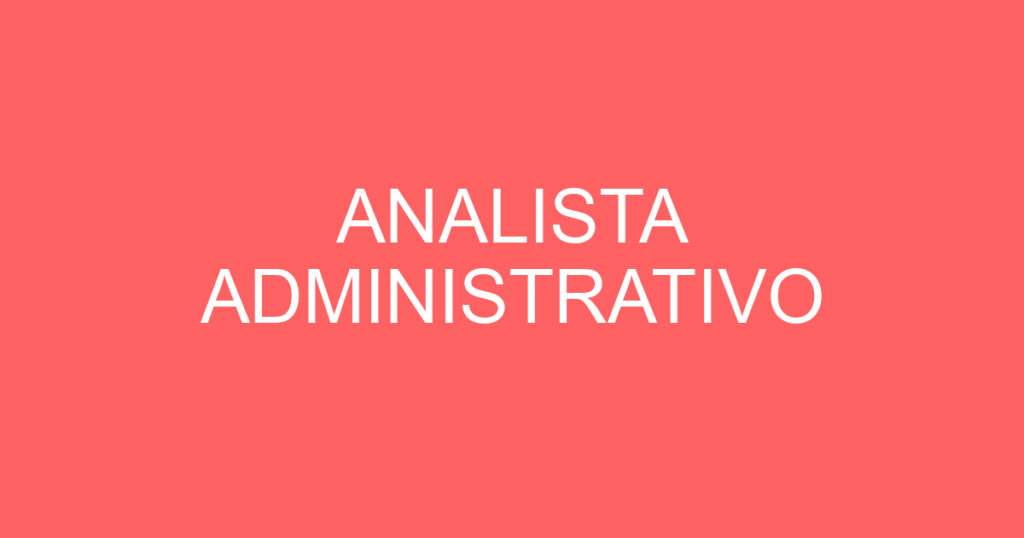 Analista Administrativo-São José Dos Campos - Sp 1