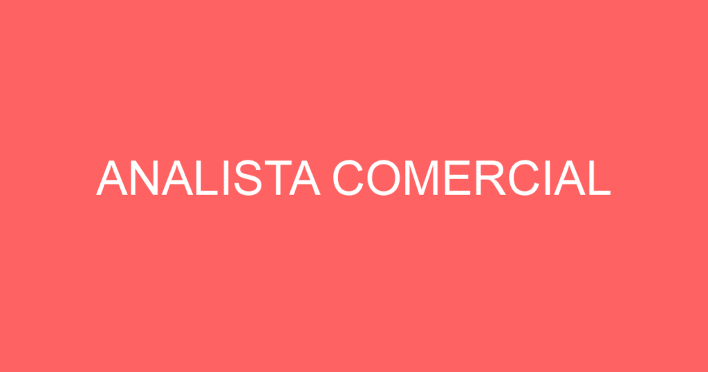 Analista Comercial-São José Dos Campos - Sp 1