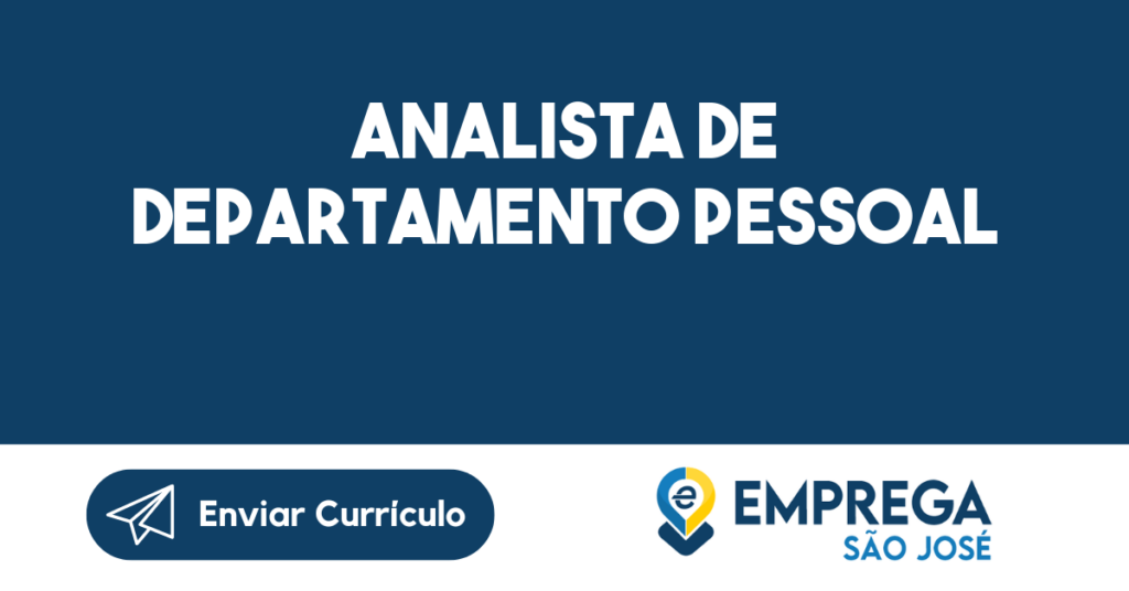 Analista De Departamento Pessoal-São José Dos Campos - Sp 1