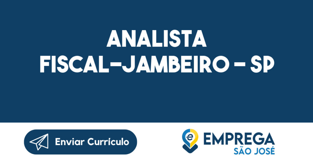 Analista Fiscal-Jambeiro - Sp 1