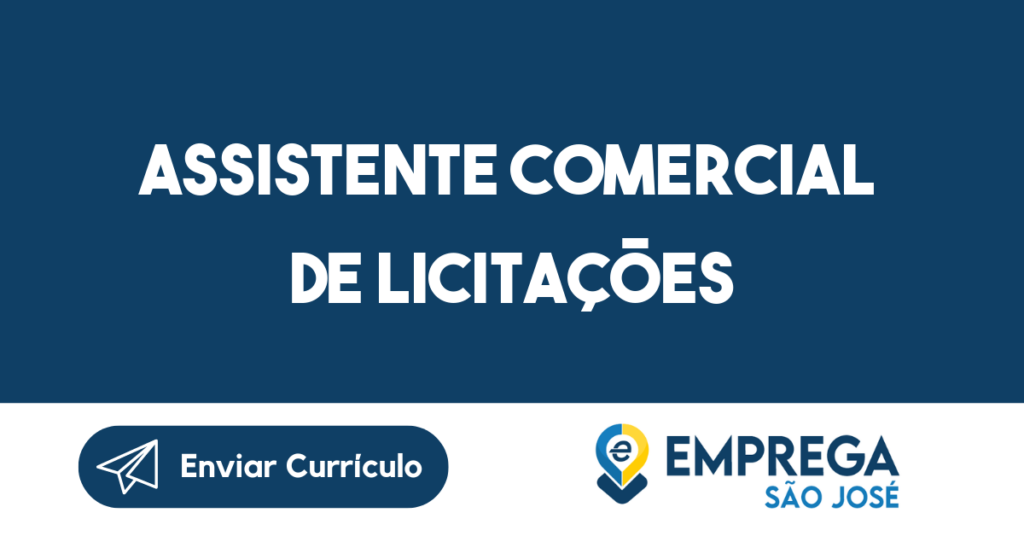 Assistente Comercial De Licitações-São José Dos Campos - Sp 1