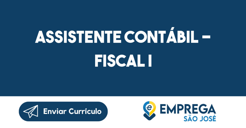 Assistente Contábil - Fiscal I-São José Dos Campos - Sp 1