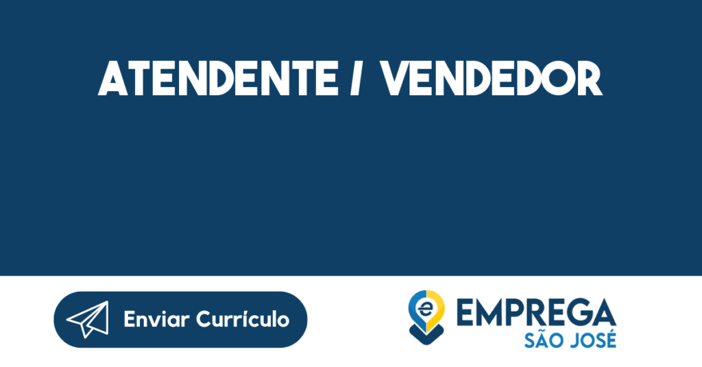 Atendente / Vendedor-Jacarei - Sp 1