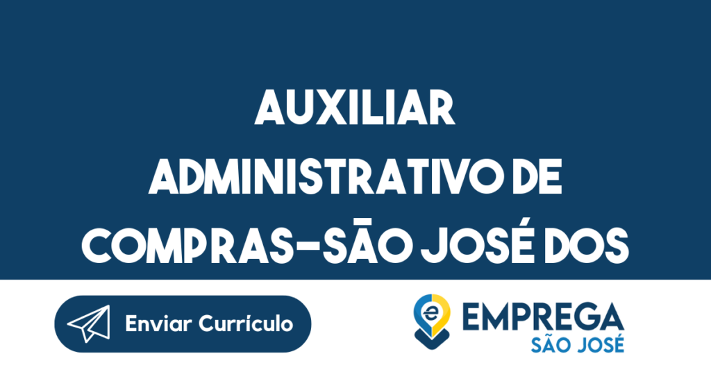 Auxiliar Administrativo De Compras-São José Dos Campos - Sp 1