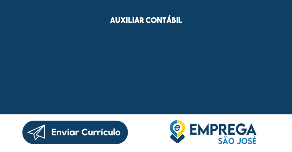 Auxiliar Contábil-São José Dos Campos - Sp 1