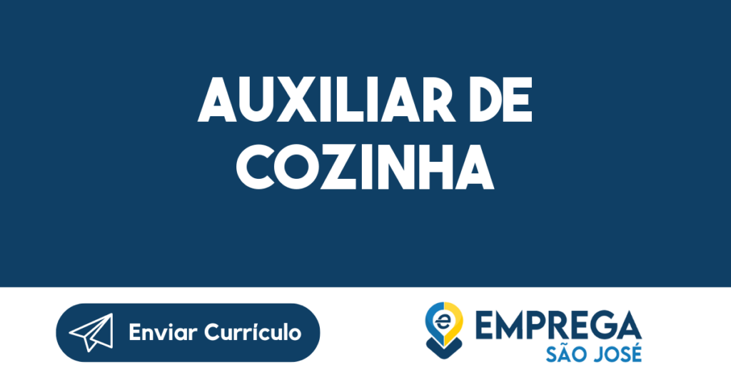 Auxiliar De Cozinha-São José Dos Campos - Sp 1