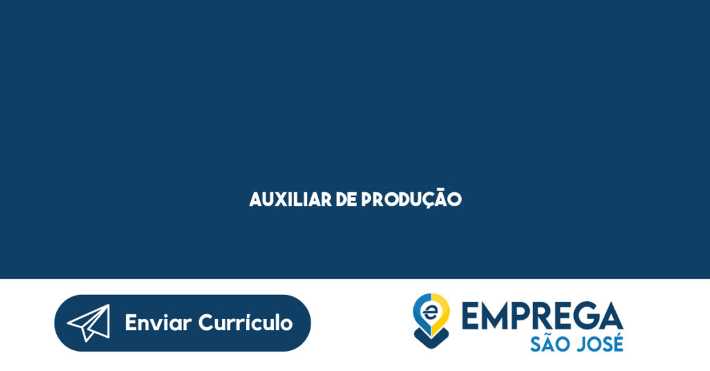 Auxiliar De Produção-São José Dos Campos - Sp 1