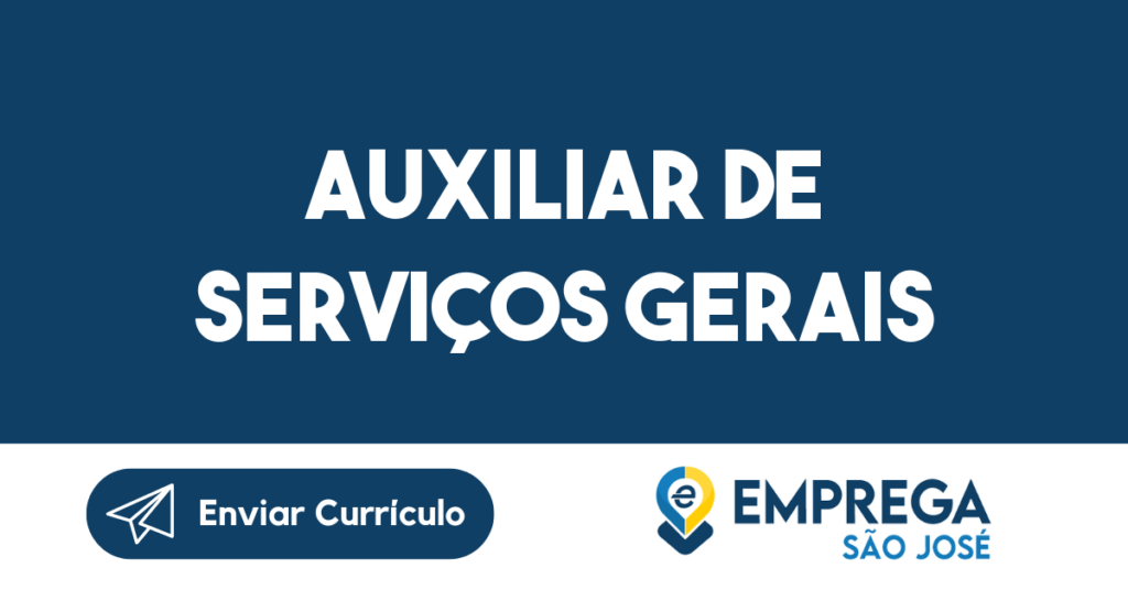 Auxiliar De Serviços Gerais-São José Dos Campos - Sp 1