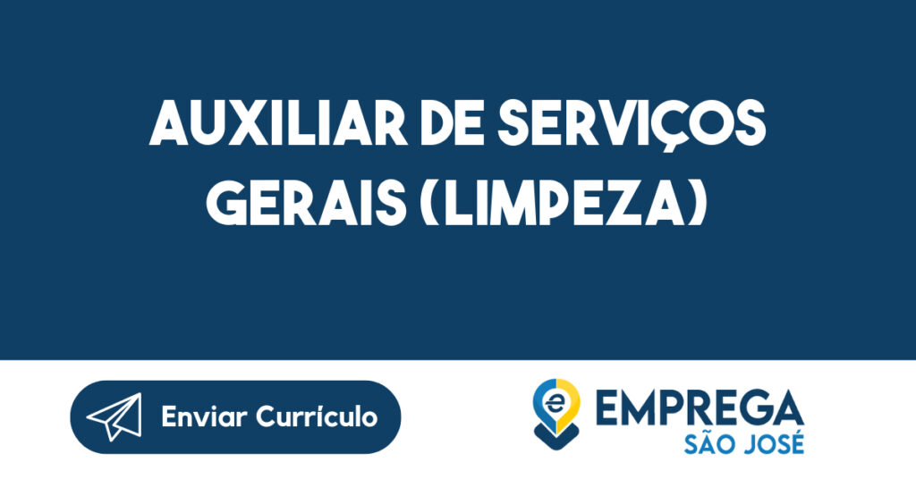 Auxiliar De Serviços Gerais (Limpeza)-São José Dos Campos - Sp 1