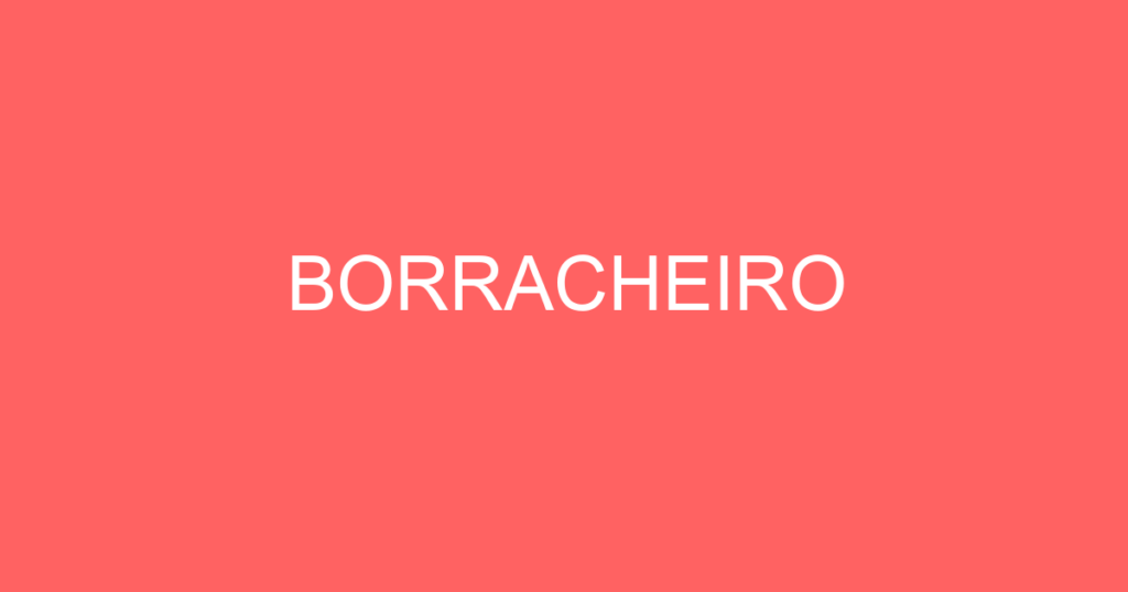 Borracheiro-Jacarei - Sp 1