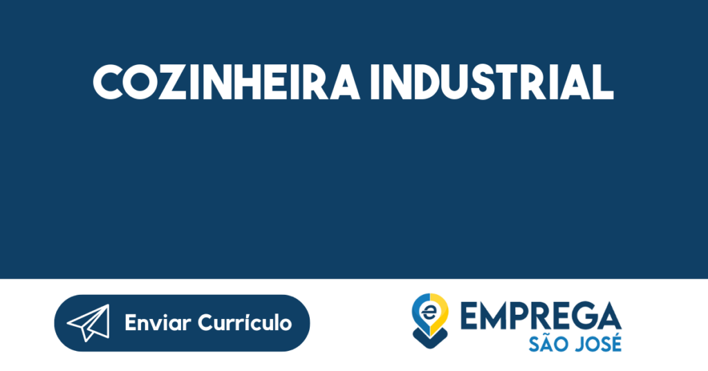 Cozinheira Industrial-São José Dos Campos - Sp 1