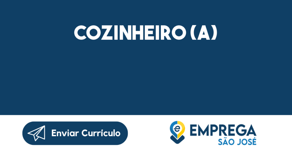 Cozinheiro (A)-São José Dos Campos - Sp 1