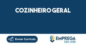 Cozinheiro Geral-São José Dos Campos - Sp 8