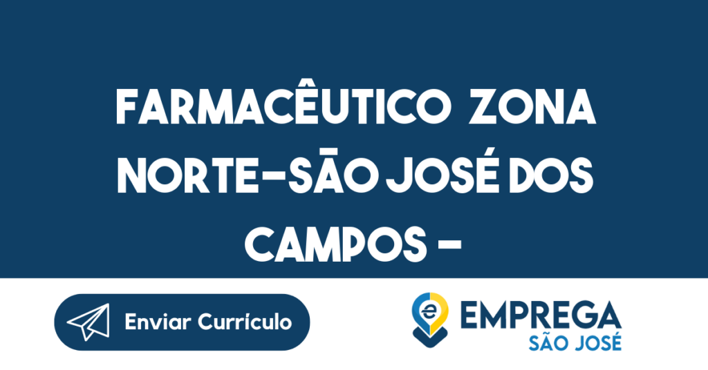 Farmacêutico Zona Norte-São José Dos Campos - Sp 1