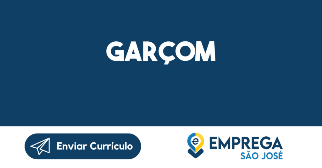 Garçom-São José Dos Campos - Sp 1