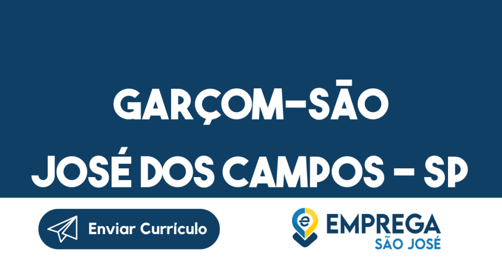 Garçom-São José Dos Campos - Sp 1